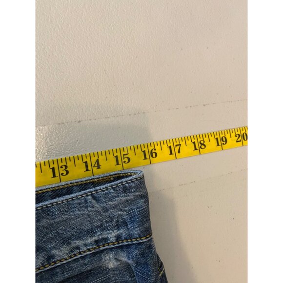 Guess Womens Boot Cut Jeans Size 27 Blue Distressed Denim - Picture 11 of 12